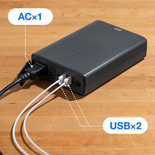 ポータブル電源（コンセント・モバイルバッテリー・大容量・146wh