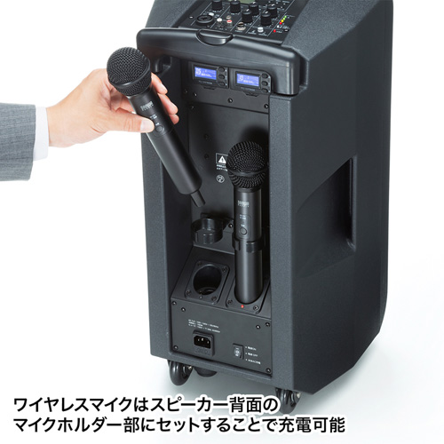 拡声器（スピーカー・大音量・ワイヤレスマイク付き・選挙・講演