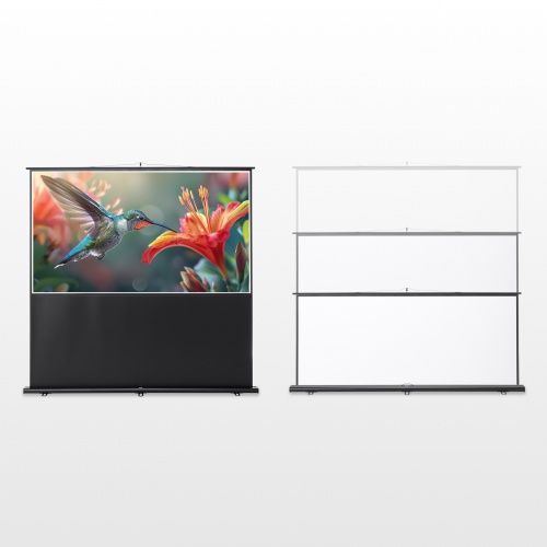 100インチ自立式スクリーン｜16:9・4K対応・持ち運び可【PRS-Y100HD