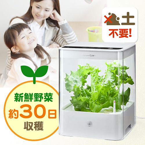 グリーンファーム CUBE UH-CB01G1（水耕栽培キット・LED） UH-CB01G1W