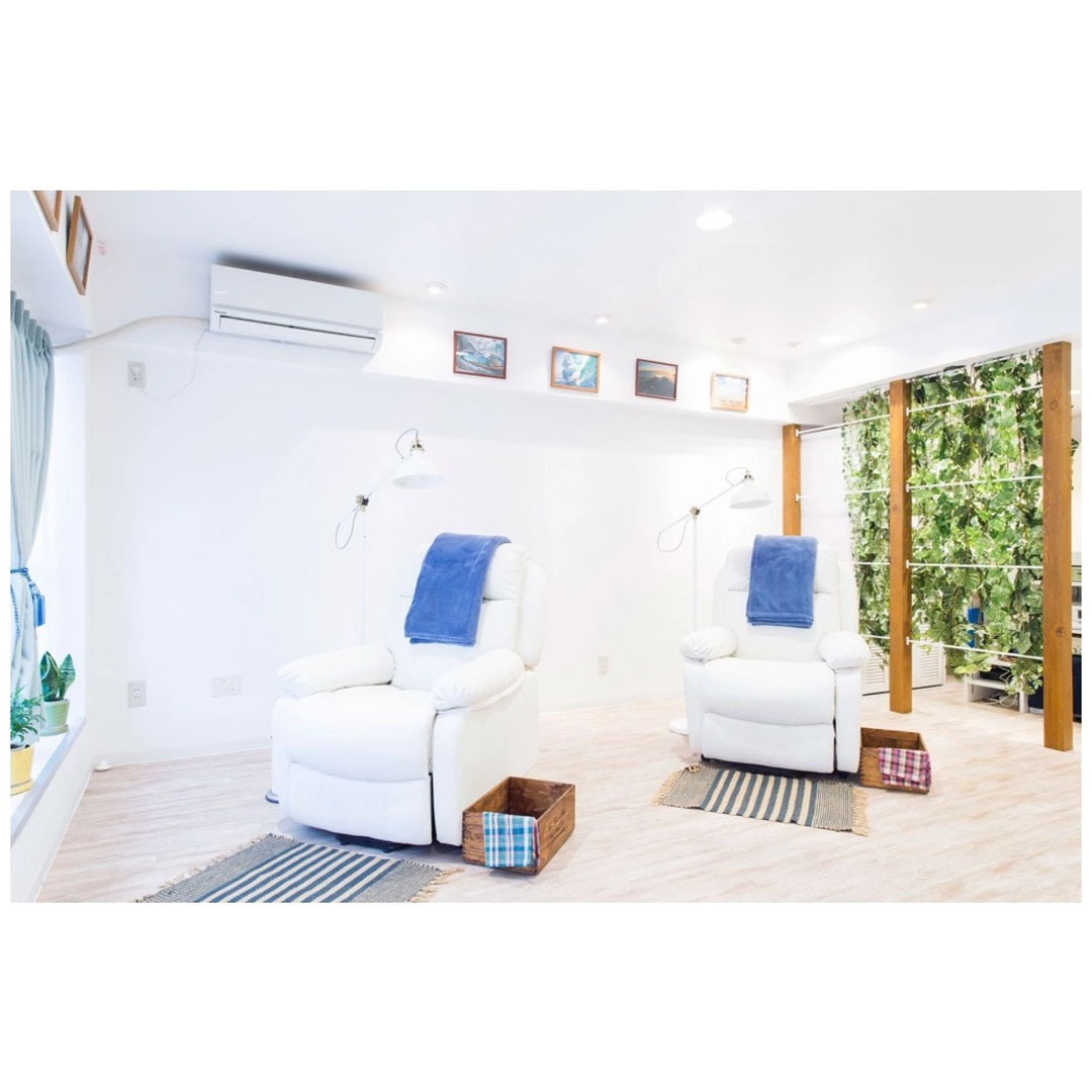 電動ラウンジチェア SHIFFON Jr(ホワイト)｜まつげエクステ商材の松風