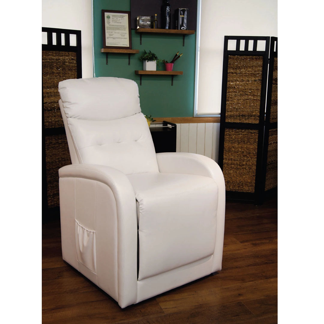 マツエクエステ施術に電動チェア SISTA-ホワイト 【公式通販】