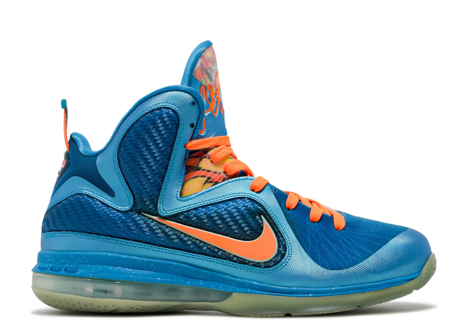 LeBron 9 'China' - Nike - 469764 800 - neptune blue/current blue