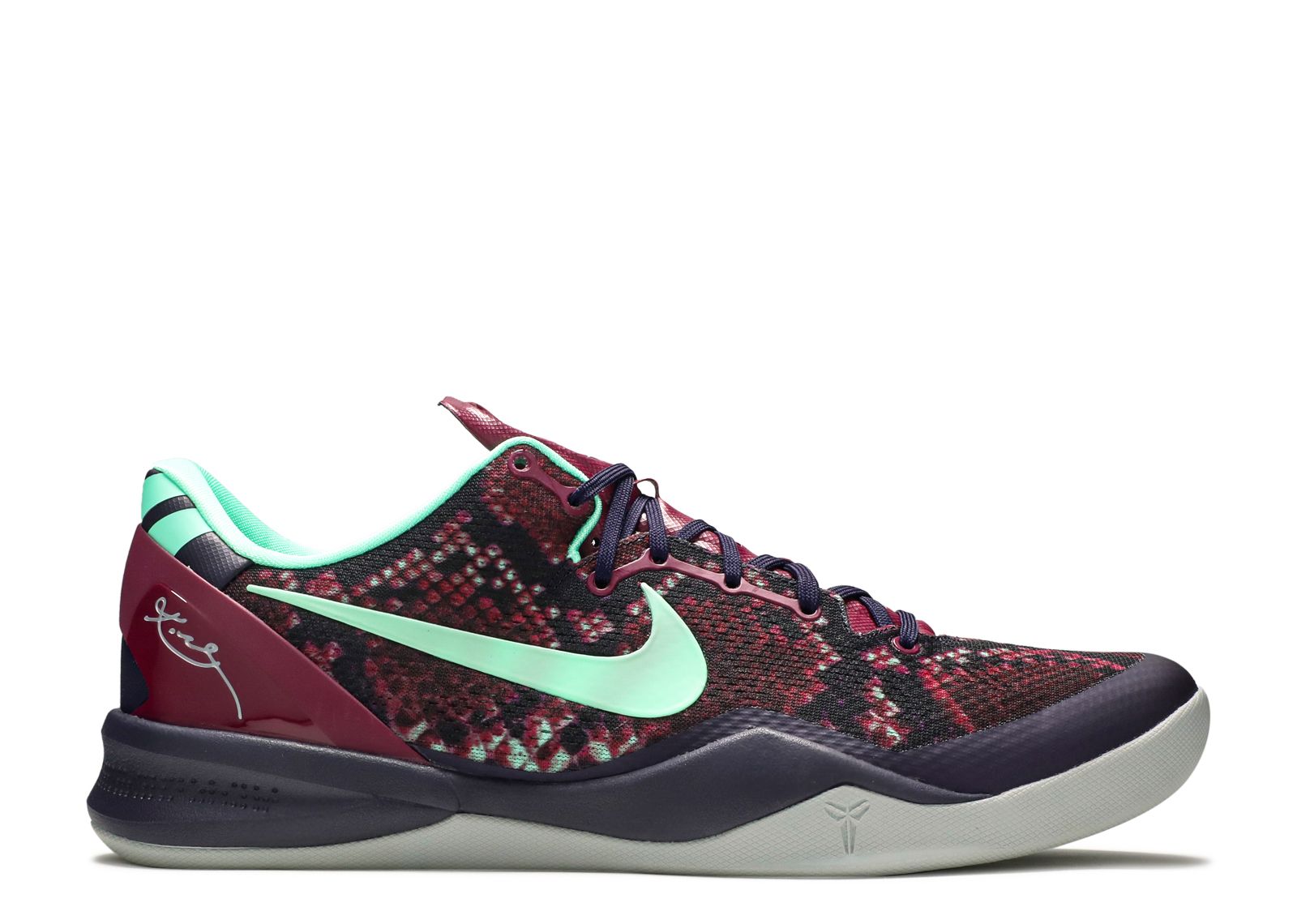 Kobe 8 'Pit Viper' - Nike - 555035 502 - purple dynasty/green glow