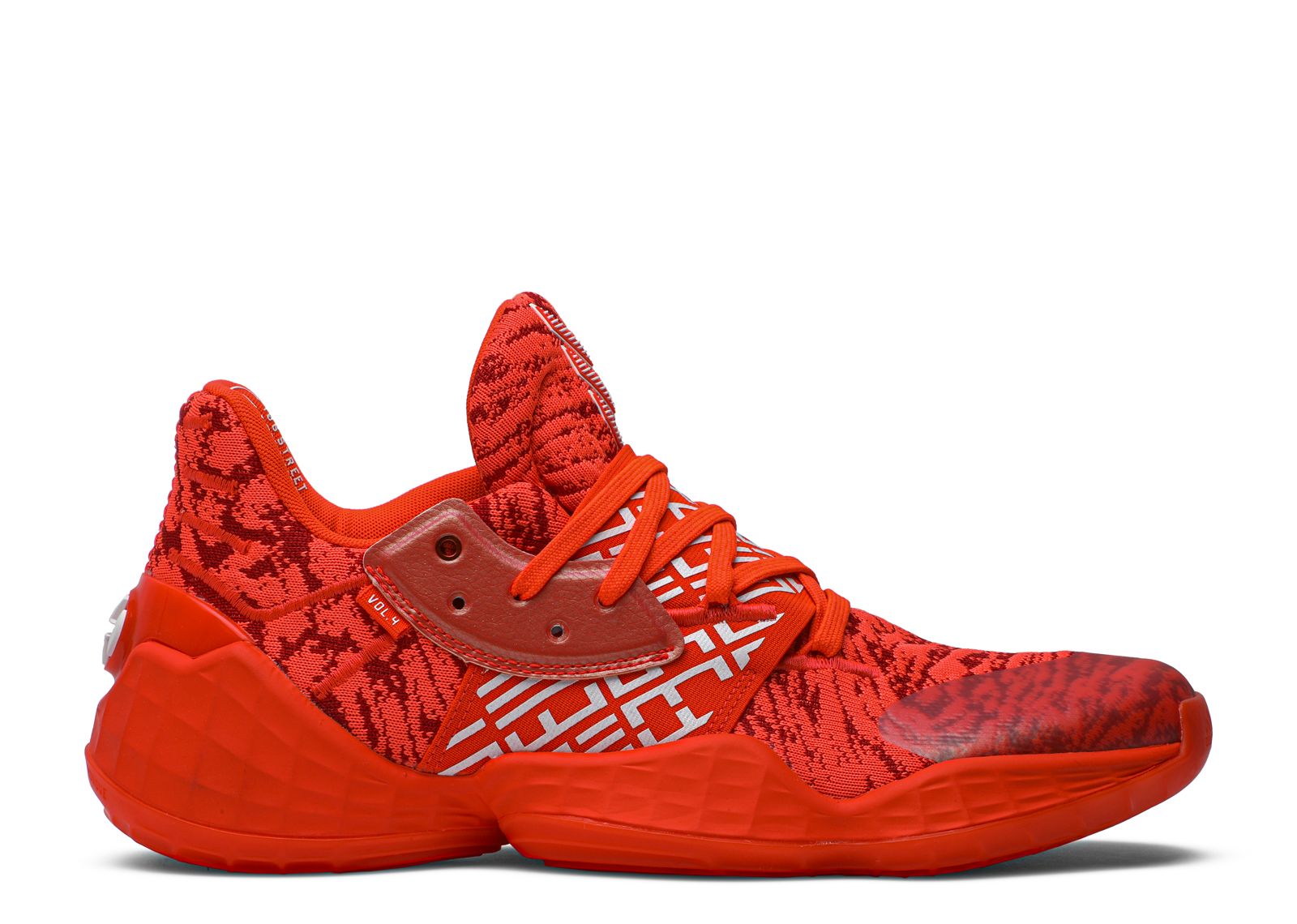 Harden Vol. 4 'Solar Red' - Adidas - EH2409 - scarlet/cloud white