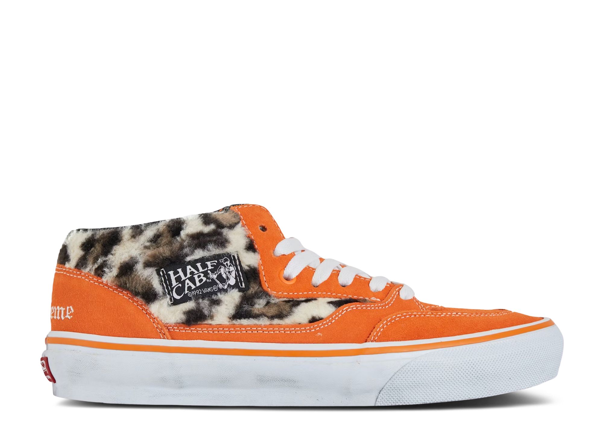 Supreme X Skate Half Cab '92 'Leopard Pack Orange' - Vans