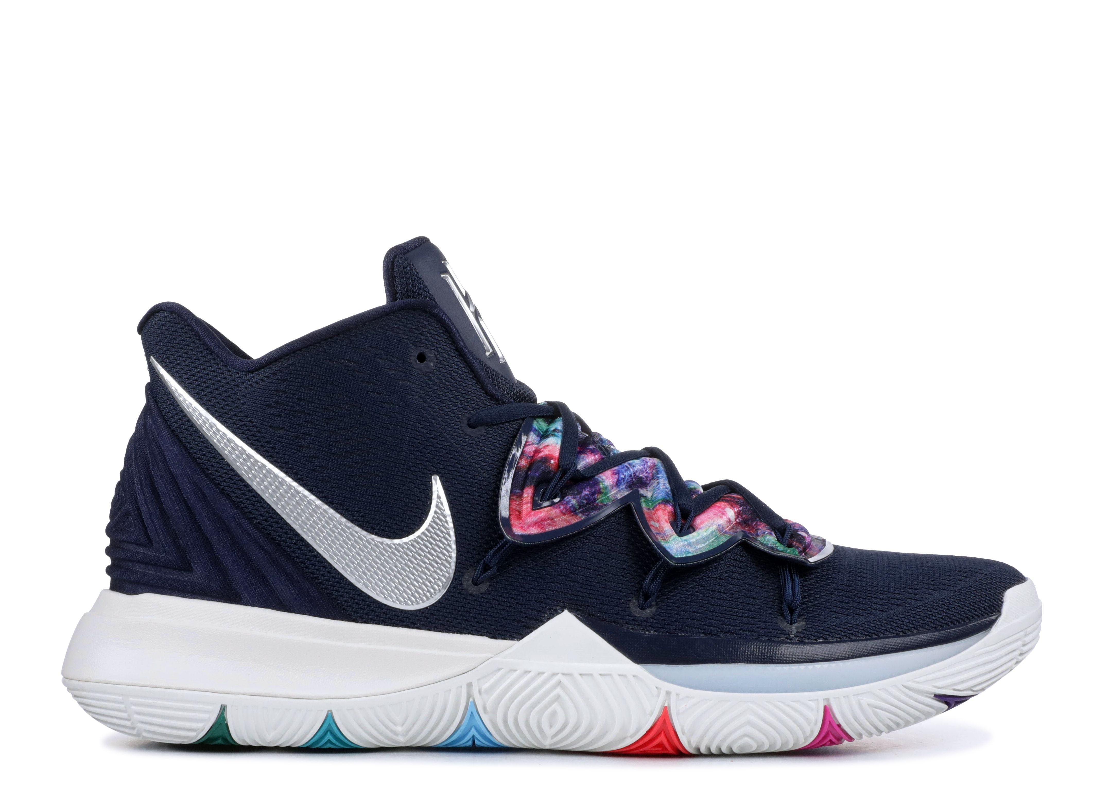 Kyrie 5 'Galaxy' - Nike - AO2918 900 - black/multi-color | Flight