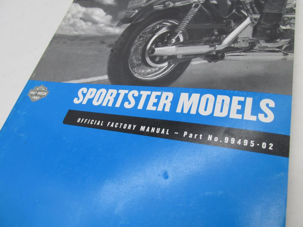 Harley-Davidson Official Factory 2002 Sportster Parts Catalog Book