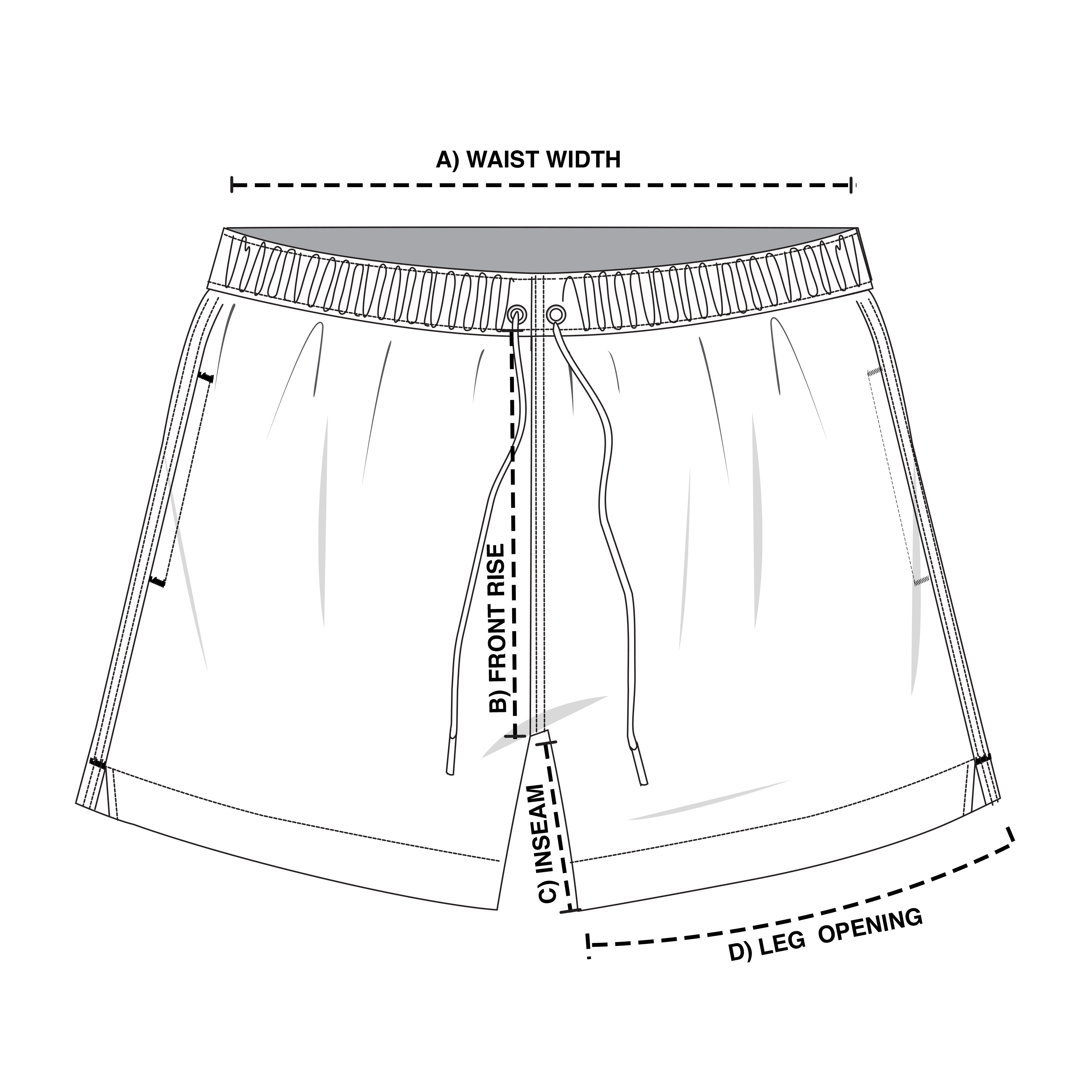 サイズ選びについて(Darc Sport ハーフパンツ)