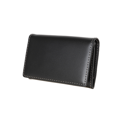 ハンズオリジナル 牛革製ベーシック名刺入れ ブラック｜【ハンズネット