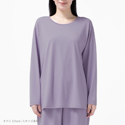 テンシャル（TENTIAL） BAKUNE Dry Women's 長袖Tシャツ ラベンダーL