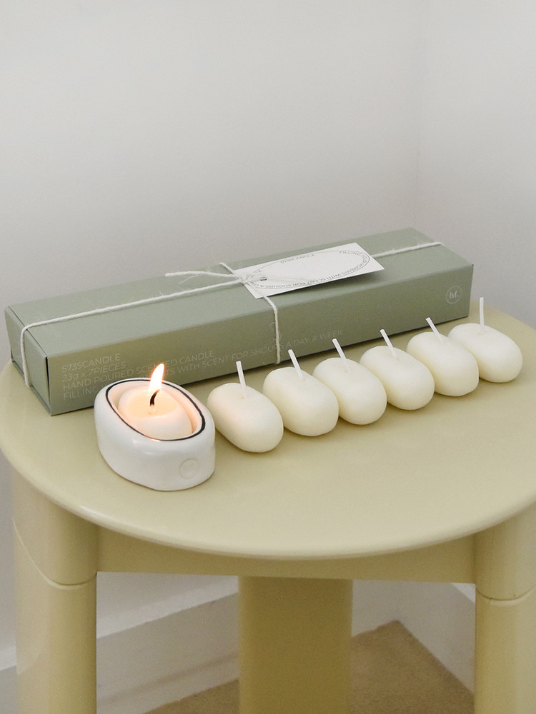 5735 キャンドル&ホルダーセット - 三つの香り : honeyflamingo.japan