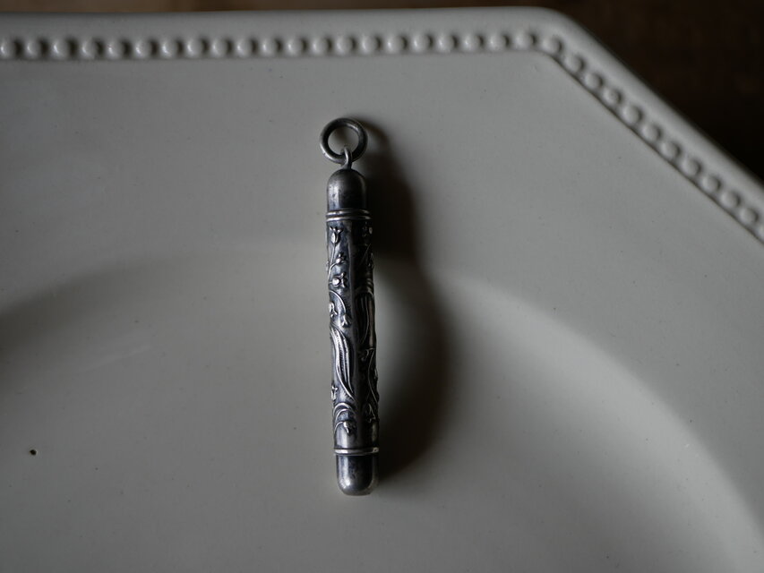 純銀 クレヨン 鈴蘭 すずらん スズラン フランスアンティーク