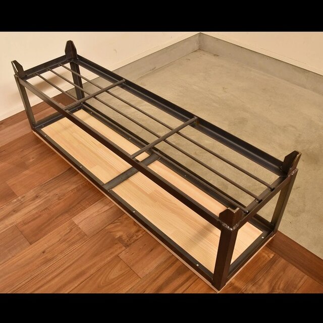 ☆ご希望サイズでフルオーダー可能☆ アイアン家具シューズラック