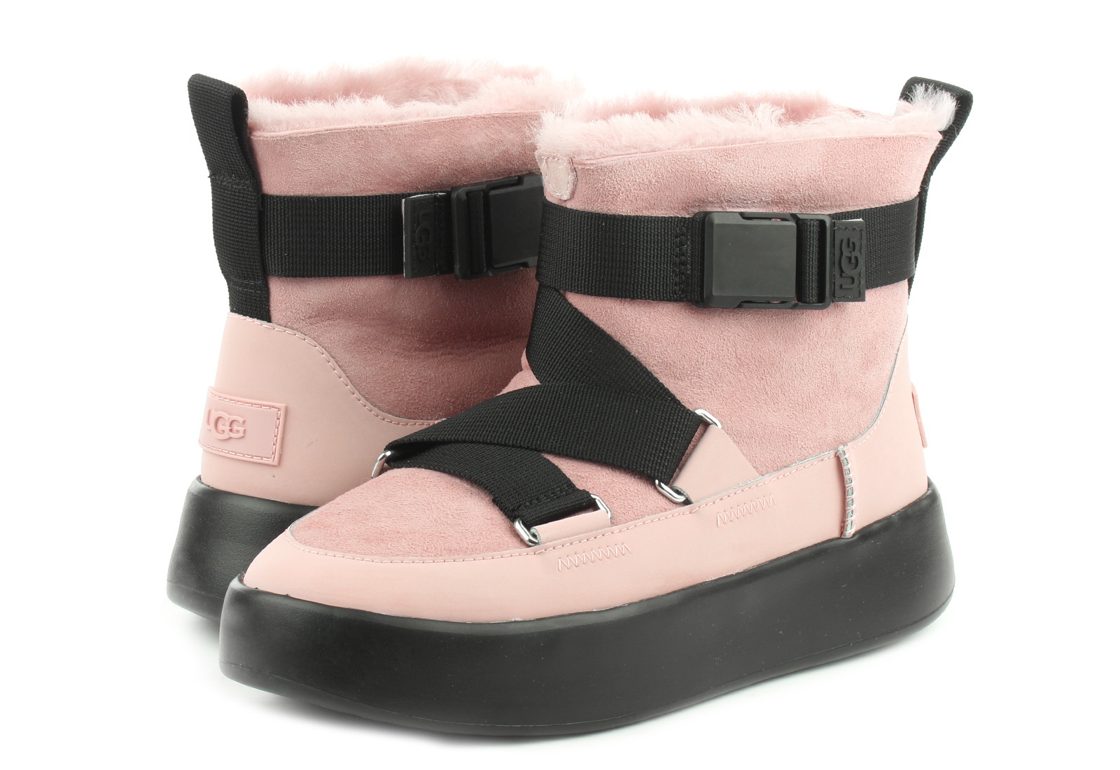 UGG Kozačky - Classic Boom Buckle - 1104616-pcryTenisky, Boty