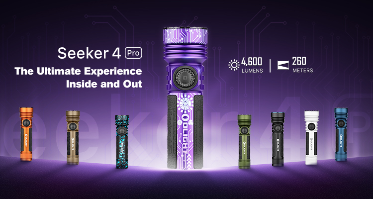 Seeker 4 Pro: Ultimate High Power Flashlight for Adventure - Olight