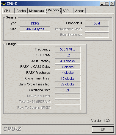 OCZ Reaper HPC PC2-8500 (2x 1 GB) - Hardcore DDR2 RAM by Corsair