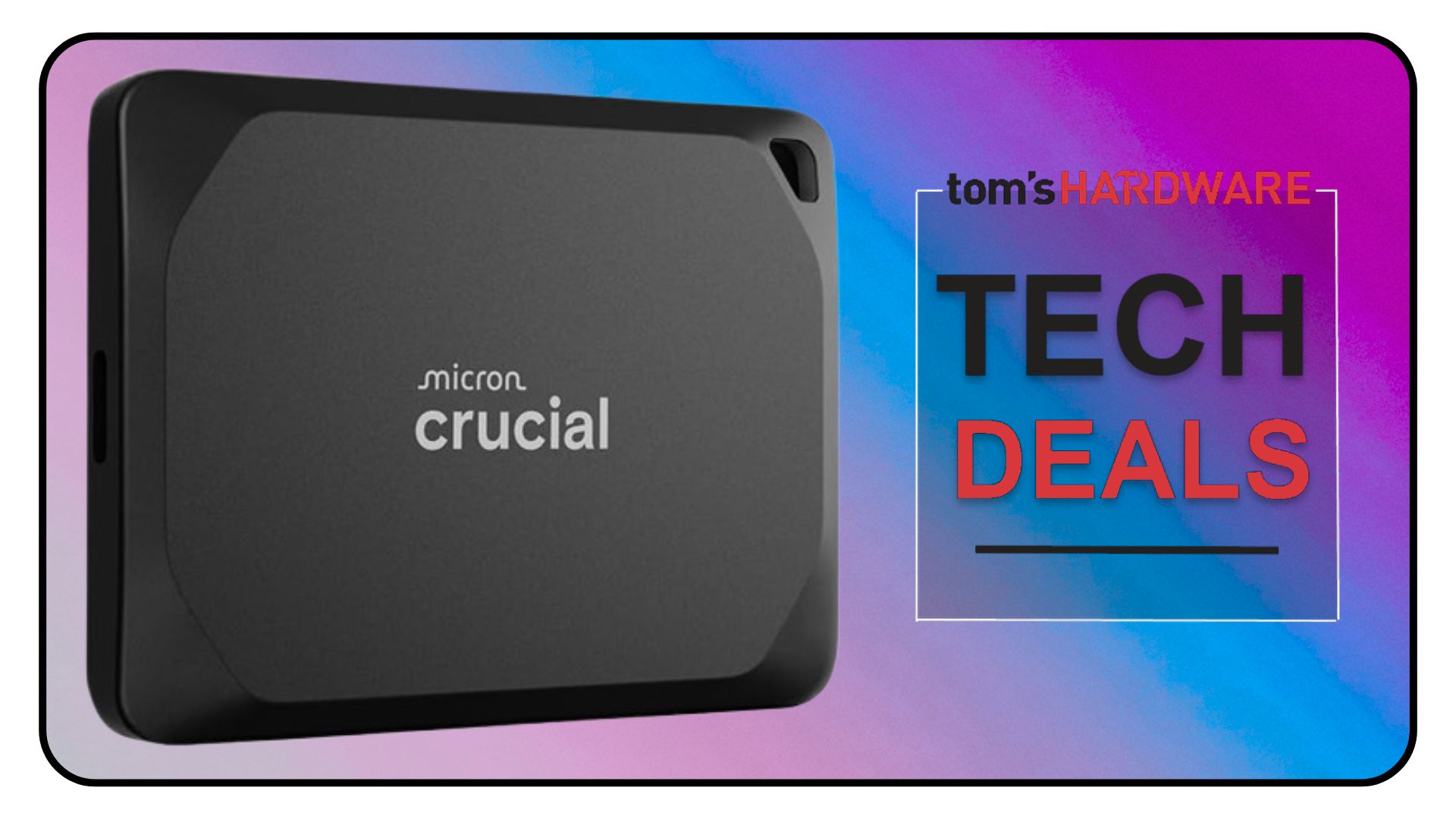Crucial's 20Gb/s X10 Pro 2TB external SSD is only $149 in this