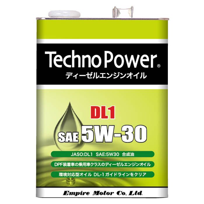 TechnoPower テクノパワーエンジンオイル DL1 5W30 4L TP-L4201の通販