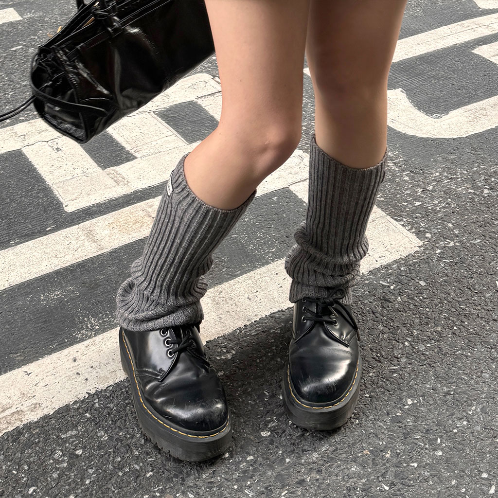 ラベルポイントレッグウォーマー | ファッション通販サイト NUGU