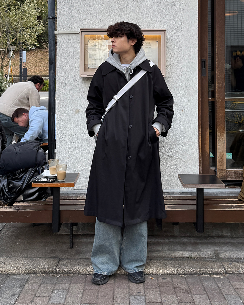 ユニセックス）シングルロングトレンチコート | ファッション通販