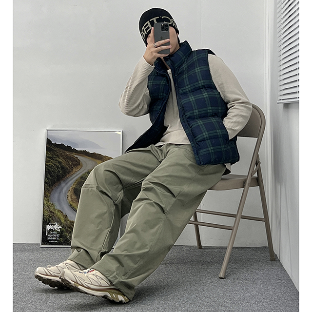 チェックダウンベスト | ファッション通販サイト NUGU