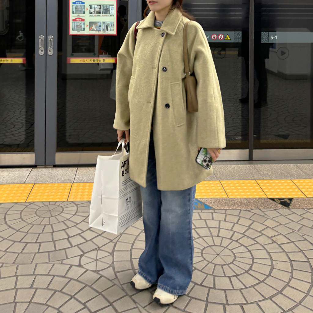 カラーミドルコート | ファッション通販サイト NUGU