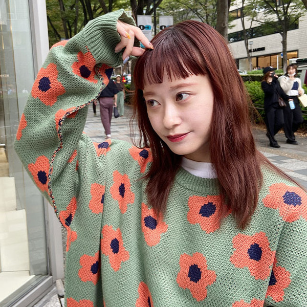 花柄ニット | ファッション通販サイト NUGU