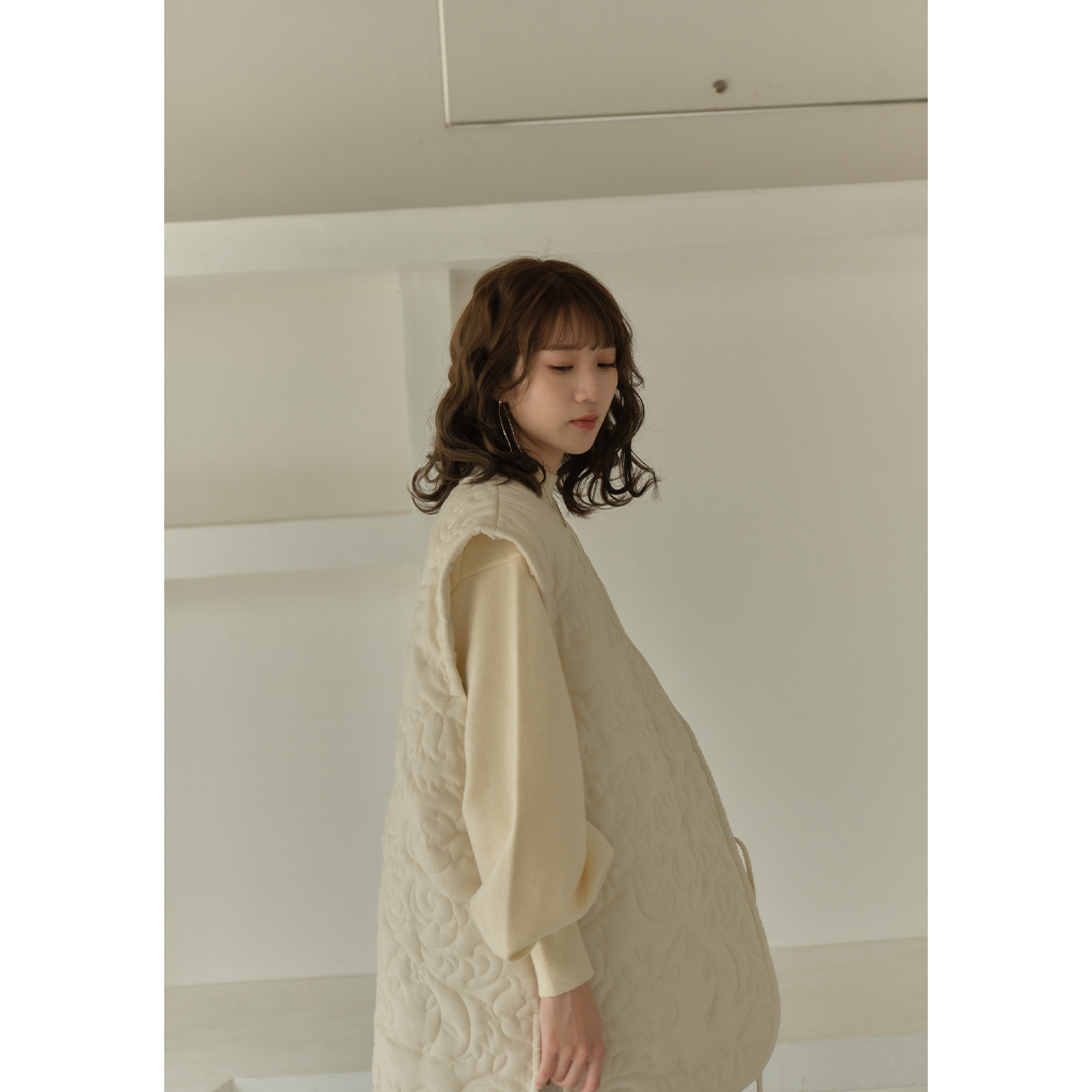 leaf pattern 2way quilting coat | ファッション通販サイト NUGU