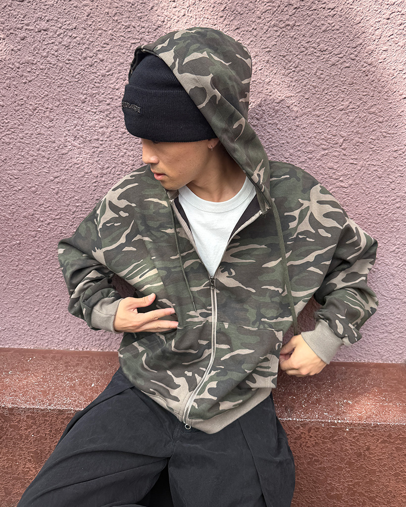 迷彩フードジャケット | ファッション通販サイト NUGU
