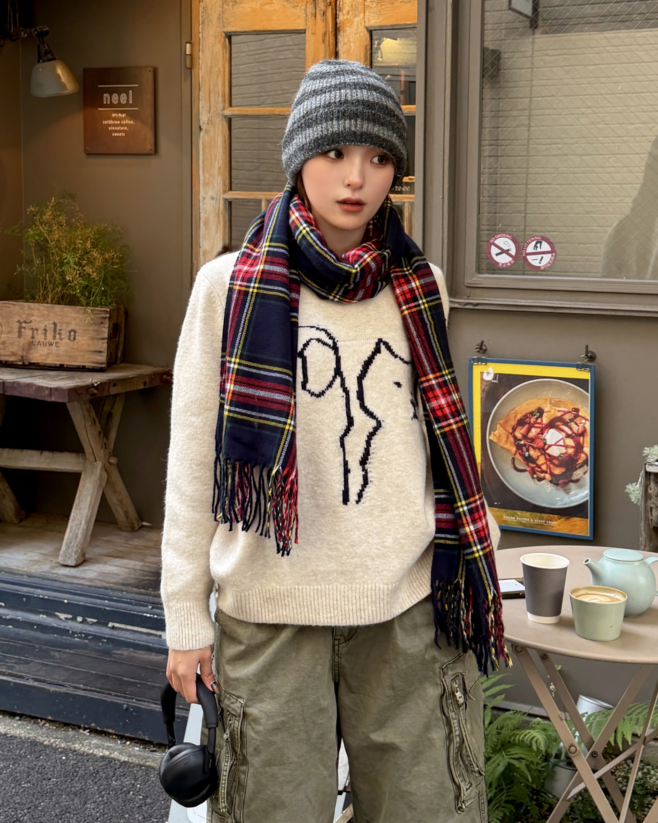 ボーダーニットビーニー | ファッション通販サイト NUGU