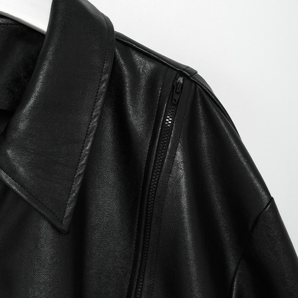 ダブルジッパーレザージャケット | ファッション通販サイト NUGU