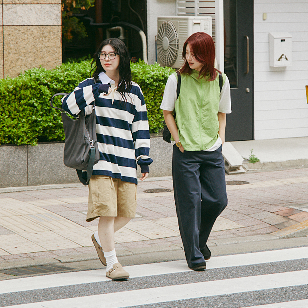 ボーダー長袖ポロシャツ | ファッション通販サイト NUGU