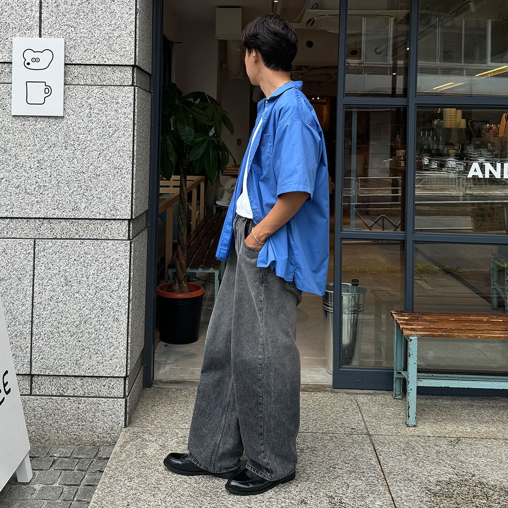 グラデーションワイドデニムパンツ | ファッション通販サイト NUGU