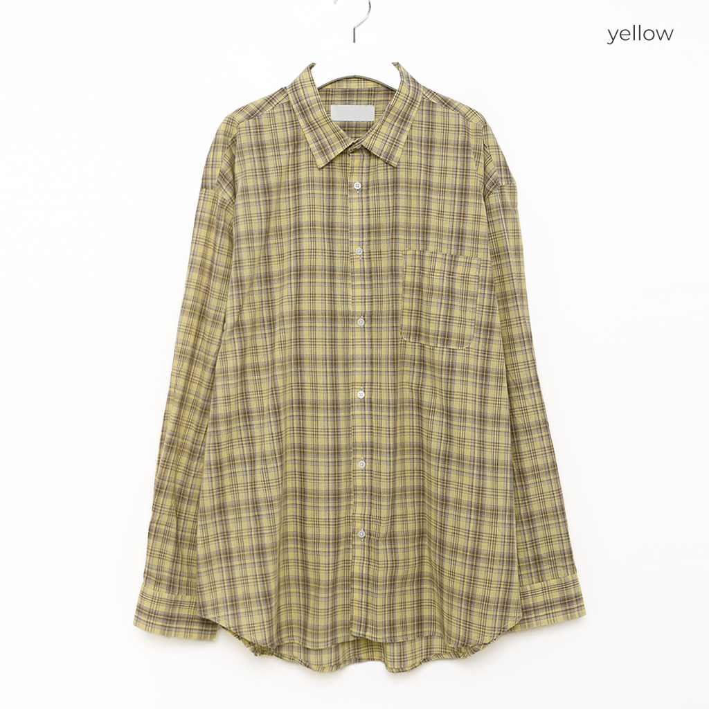 オーバーサイズマドラスチェックシャツ | ファッション通販サイト NUGU