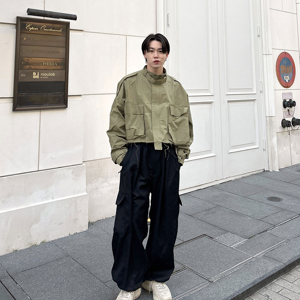 ユニセックス) ポケットクロップドジャケット | ファッション通販