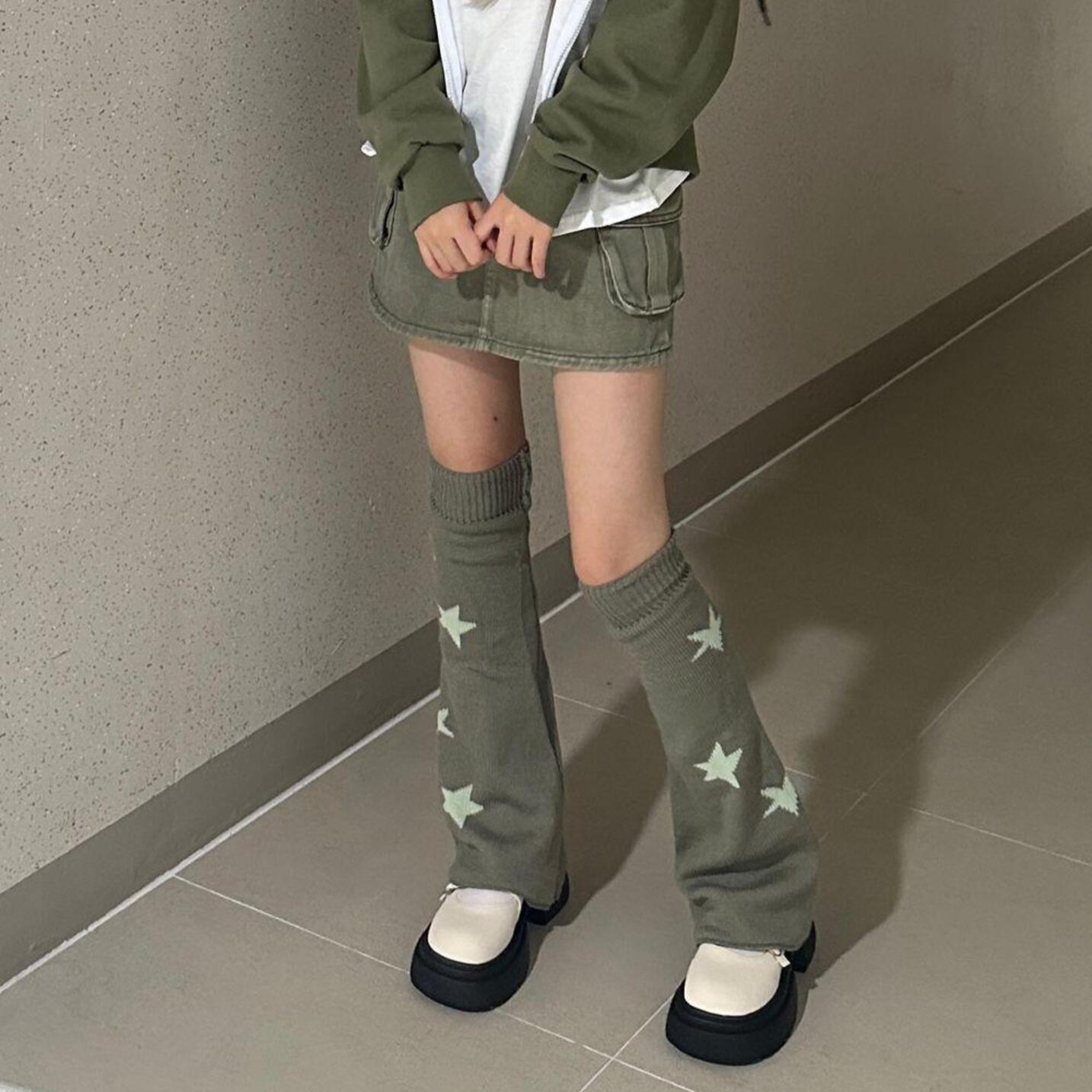 y2kスターレッグウォーマー | ファッション通販サイト NUGU