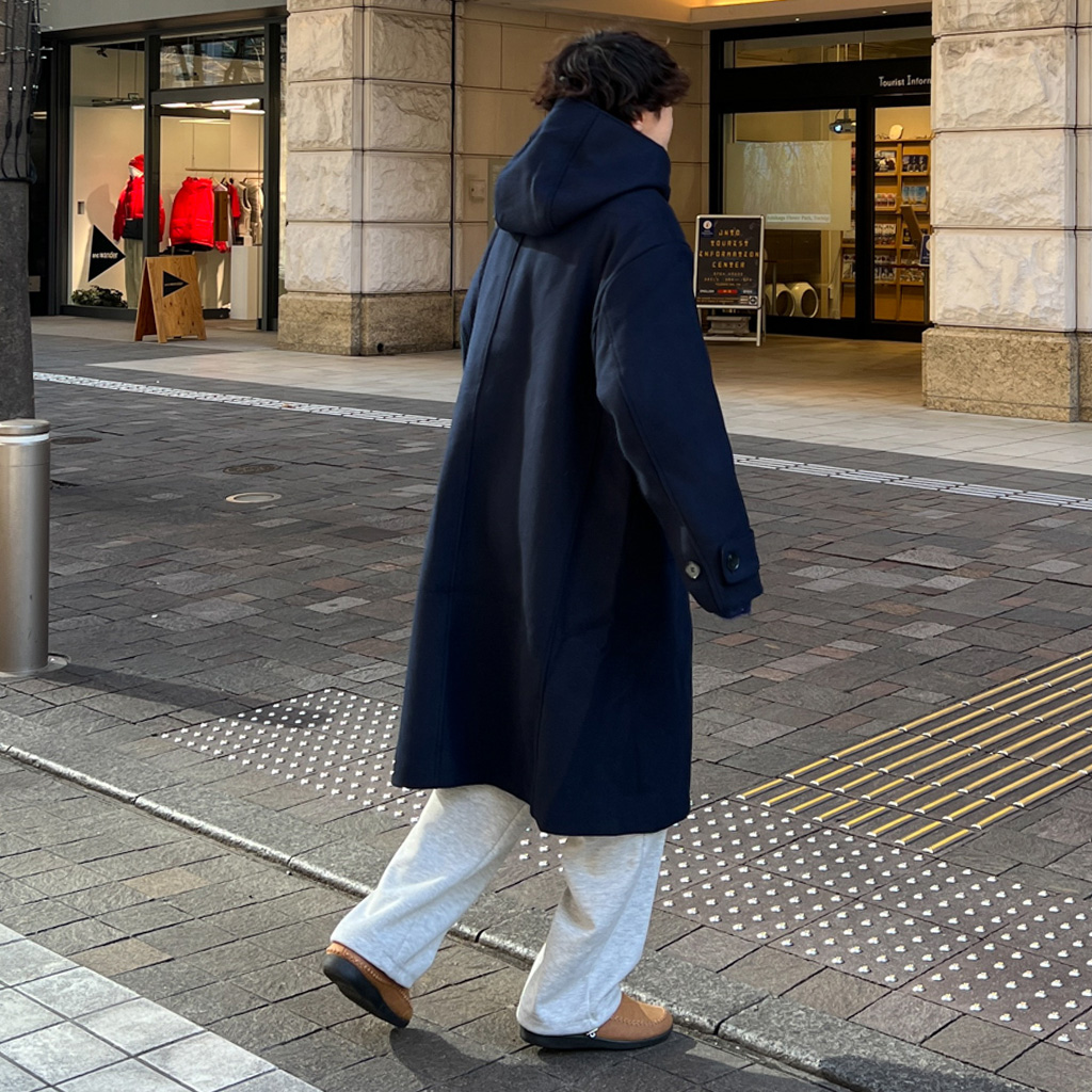 ベーシックフーディーダッフルコート | ファッション通販サイト NUGU