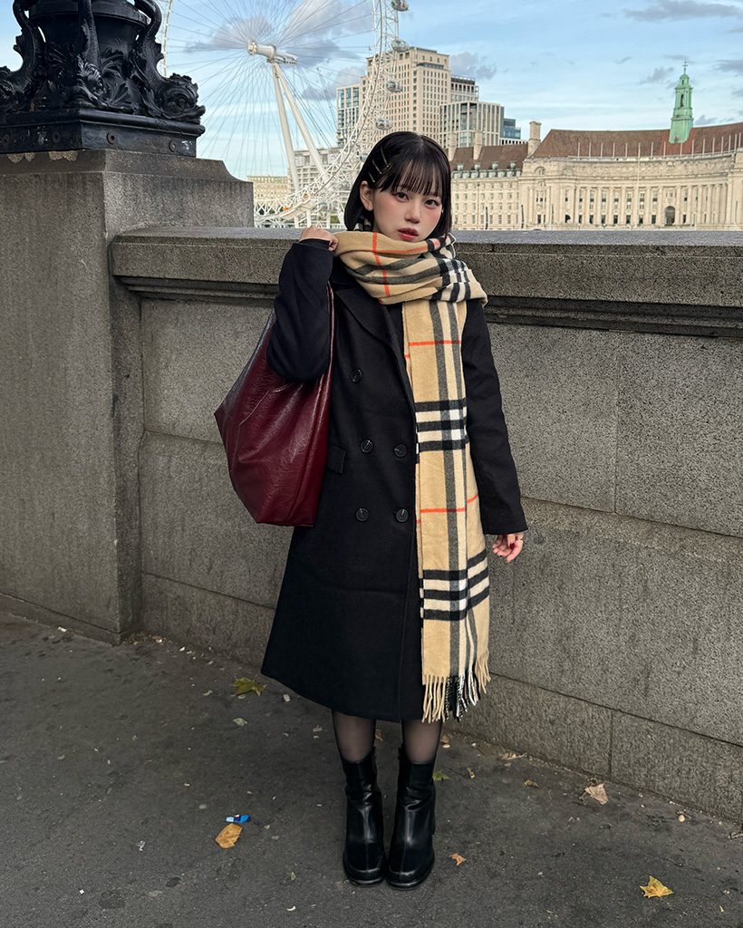 ダブルブレストロングコート | ファッション通販サイト NUGU