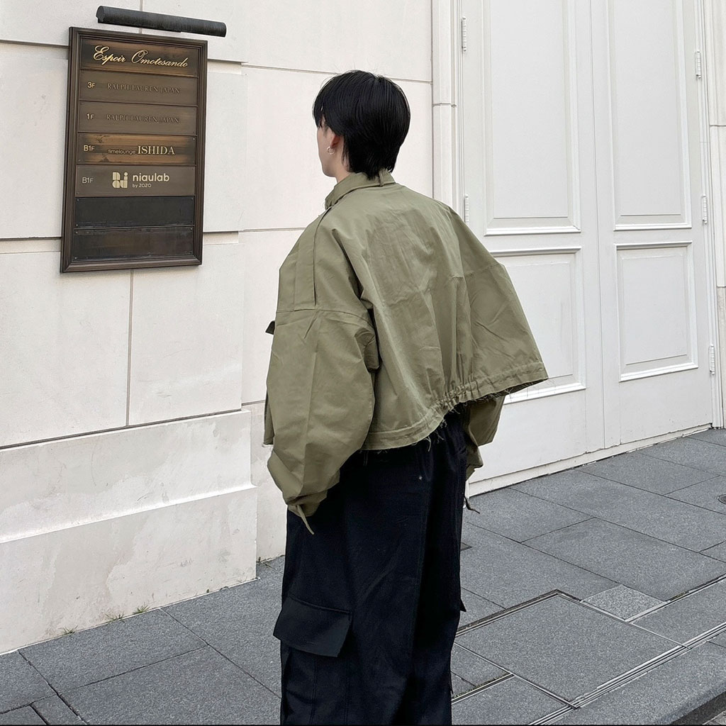 ユニセックス) ポケットクロップドジャケット | ファッション通販