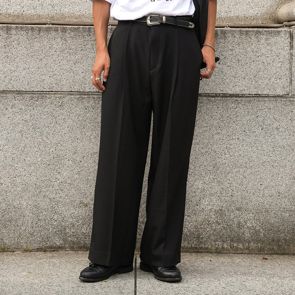 ベーシックセンタープレススラックス | ファッション通販サイト NUGU