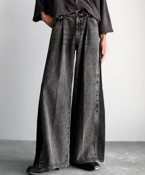 これ1本で実質3本分の価値。」サイドジップ使いヴィンテージ加工デニム