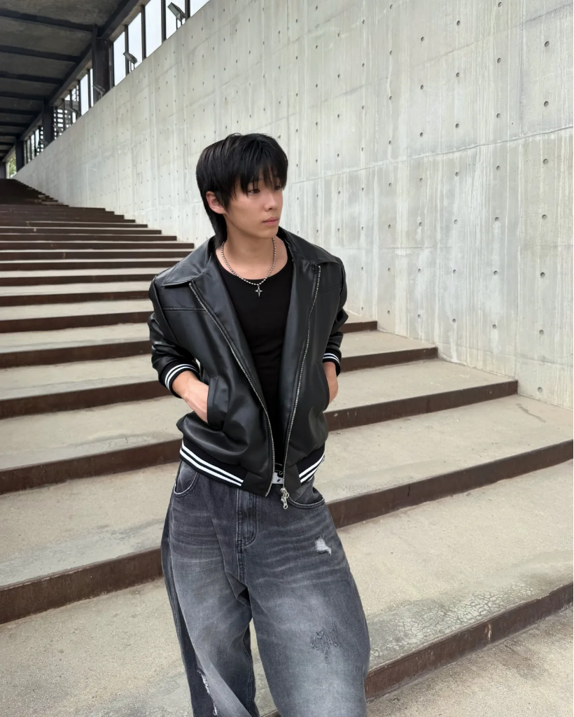 2WAYクロップドトラックレザージャケット | ファッション通販サイト NUGU