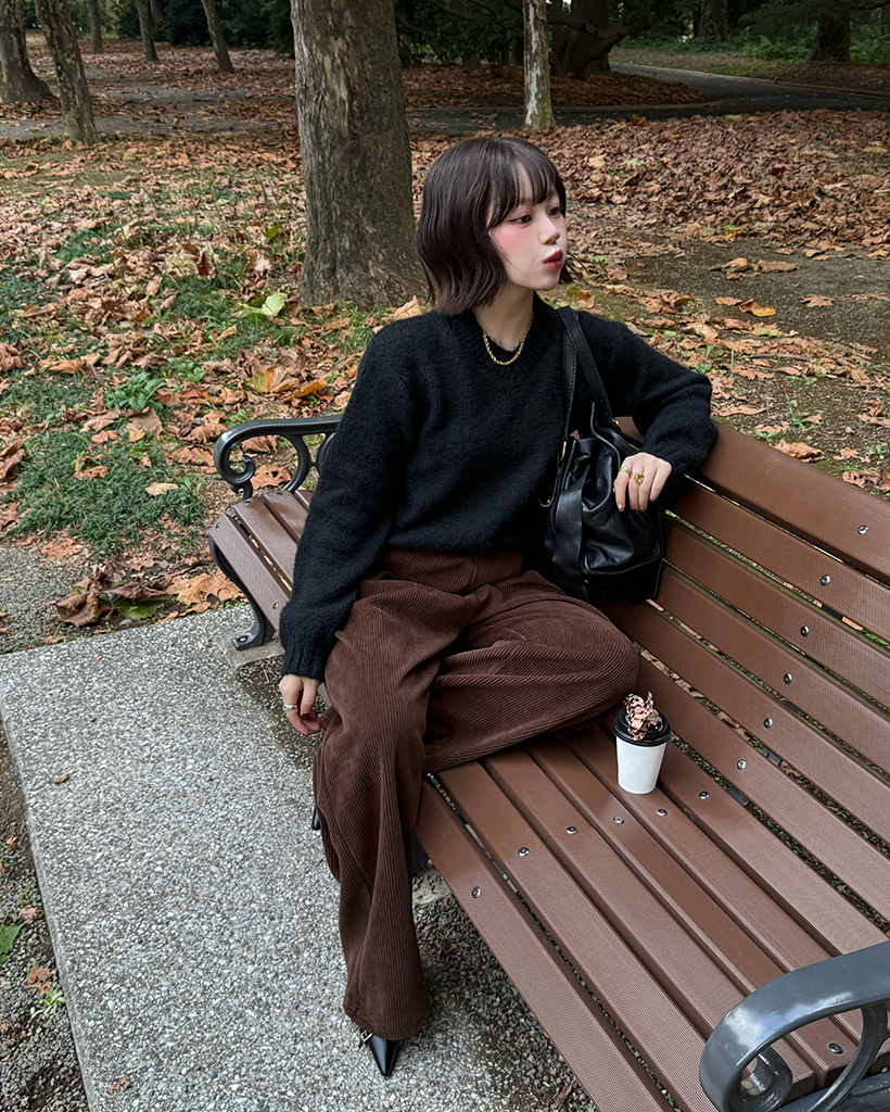 コーデュロイタックワイドパンツ | ファッション通販サイト NUGU