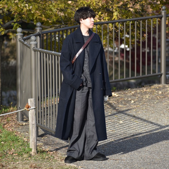 ウールダブルロングコート | ファッション通販サイト NUGU