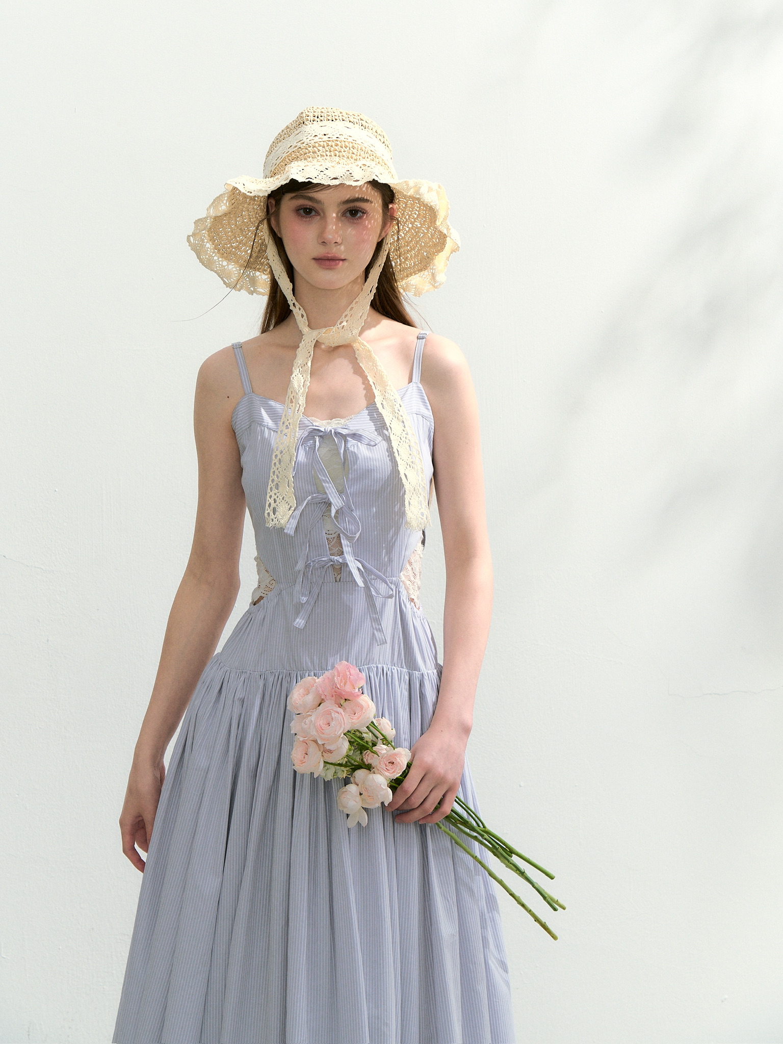 ribbon slit summer one-piece | ファッション通販サイト NUGU