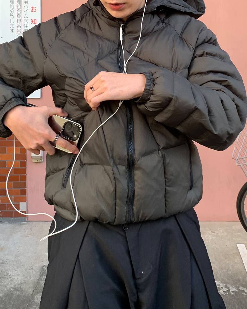 クロスキルティングダウンジャケット | ファッション通販サイト NUGU