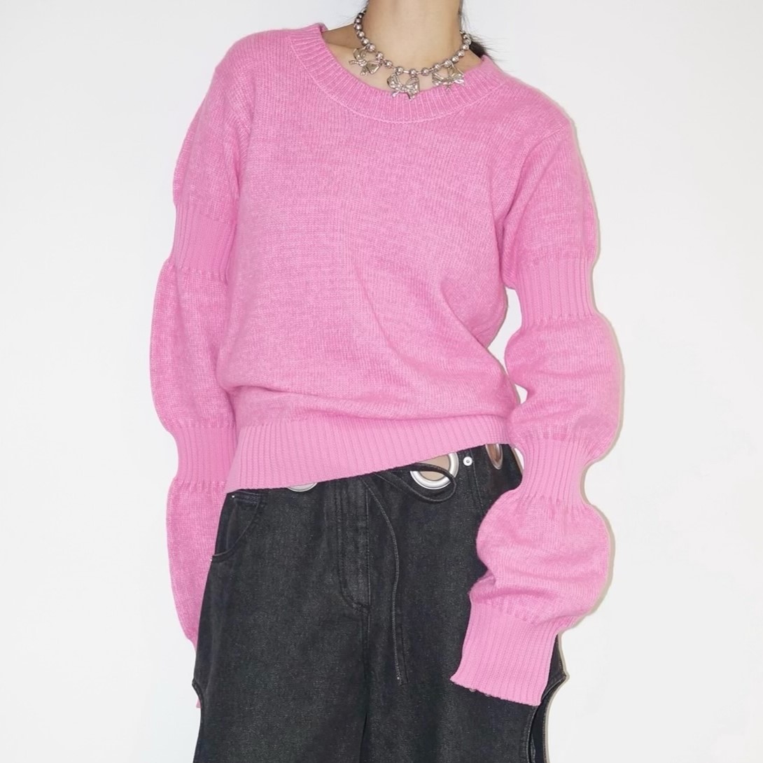 puff puff sleeve knit / パフパフスリーブニット | ファッション通販