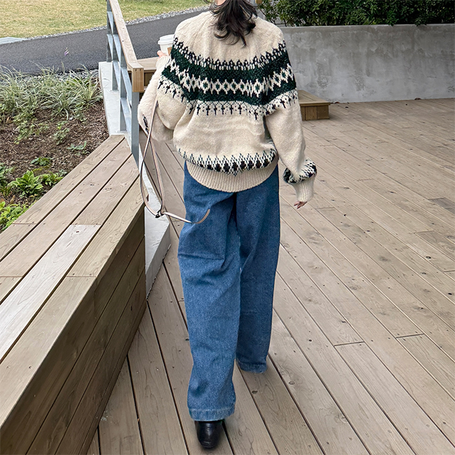 ノルディック柄ニット | ファッション通販サイト NUGU