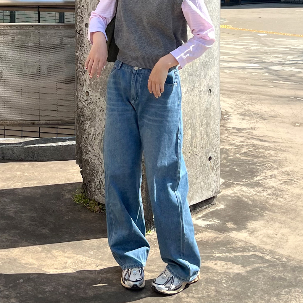 ワイドデニムパンツ | ファッション通販サイト NUGU